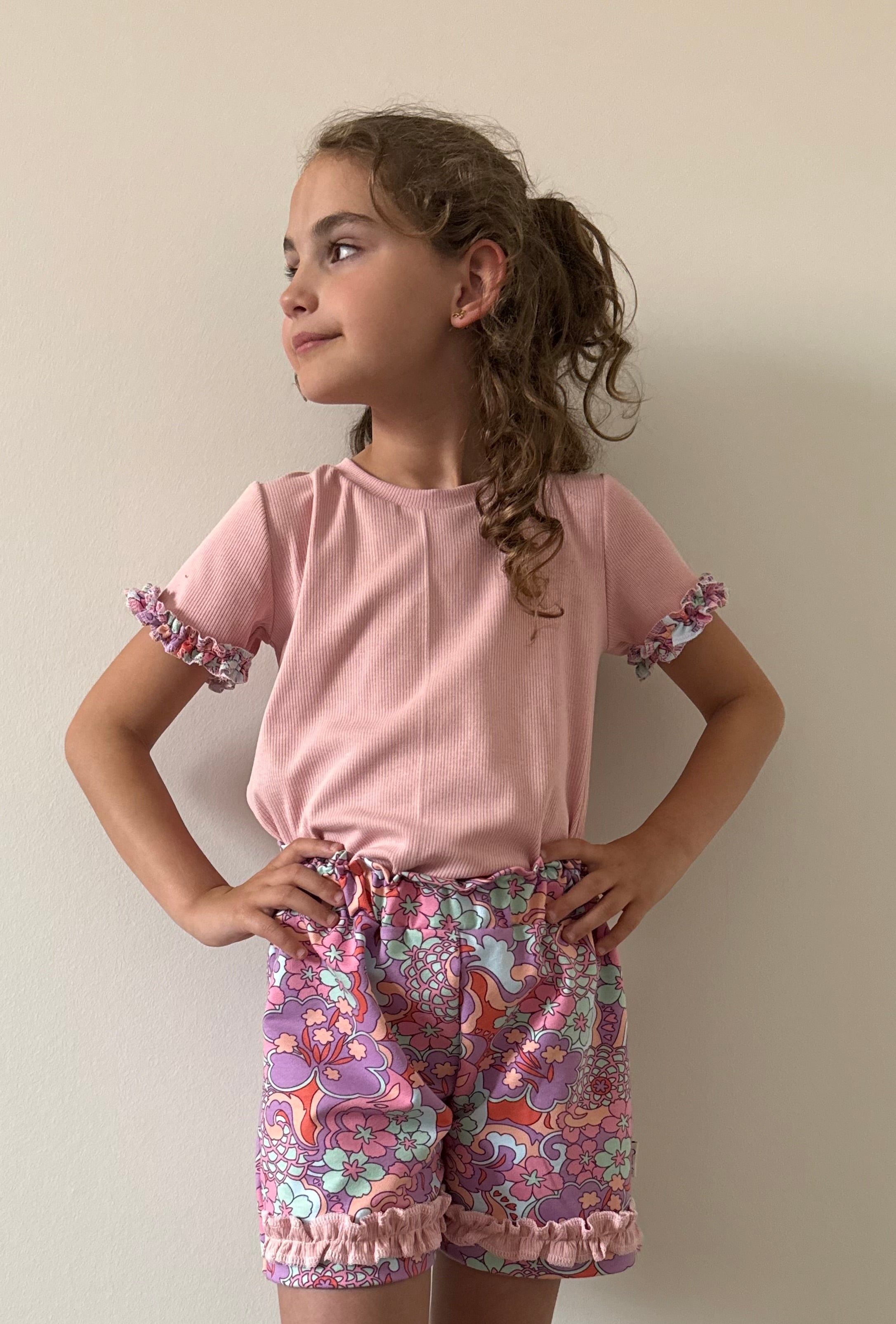Handgemaakt meisjesshirt | Touch of Retro