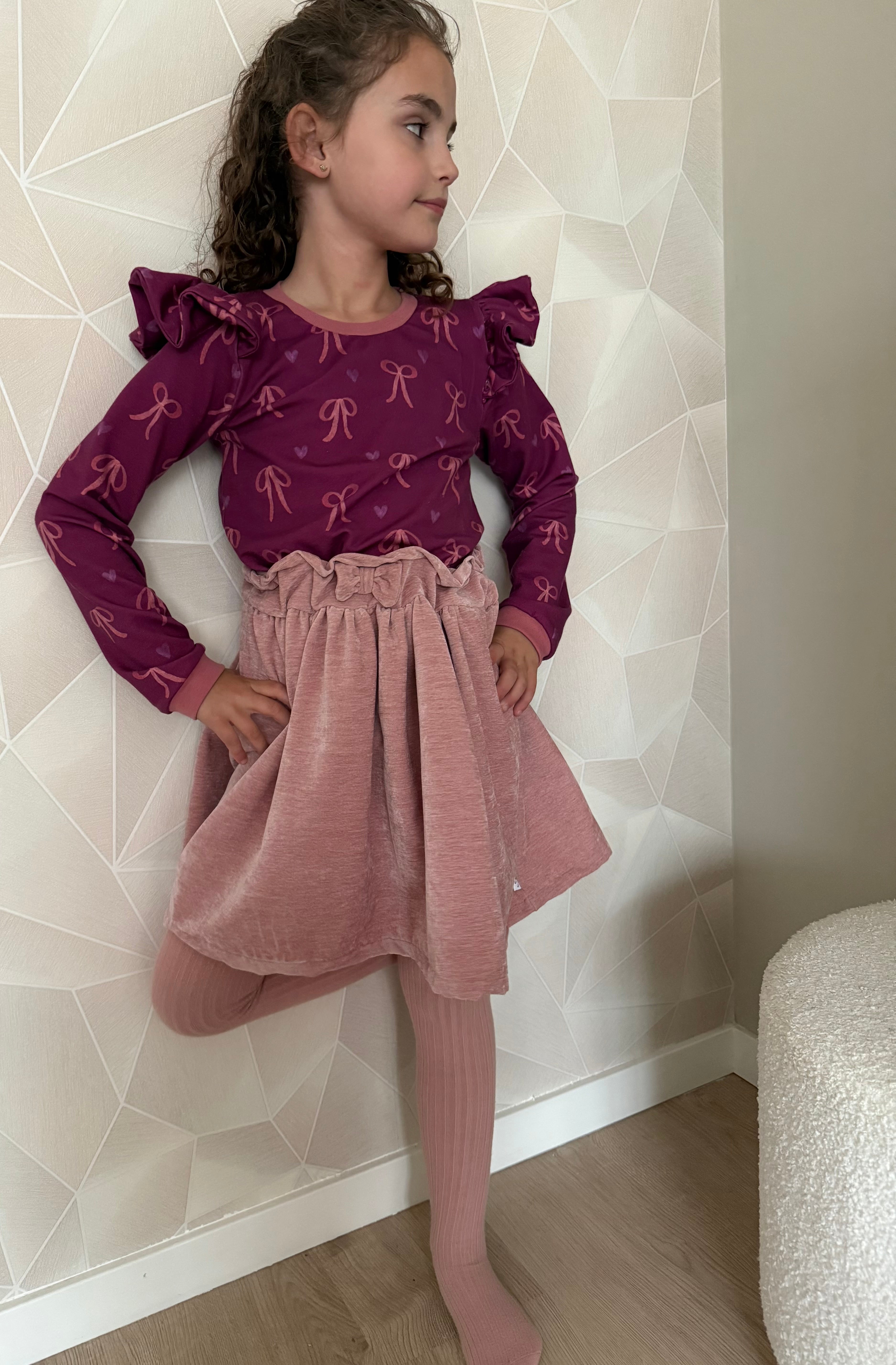 Rokje Noa roze | By Isèle