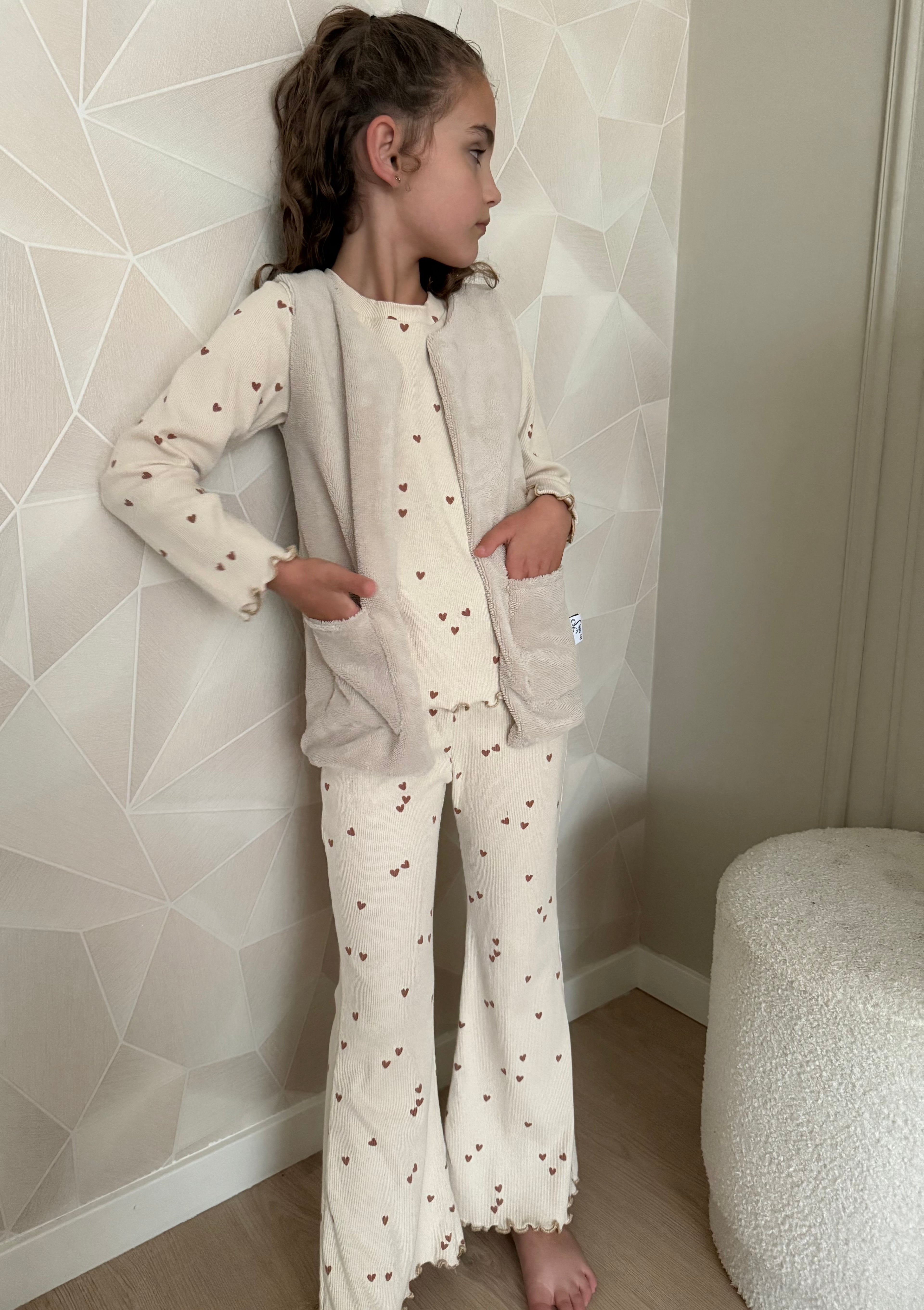 Flared broekje Heart | By Isèle