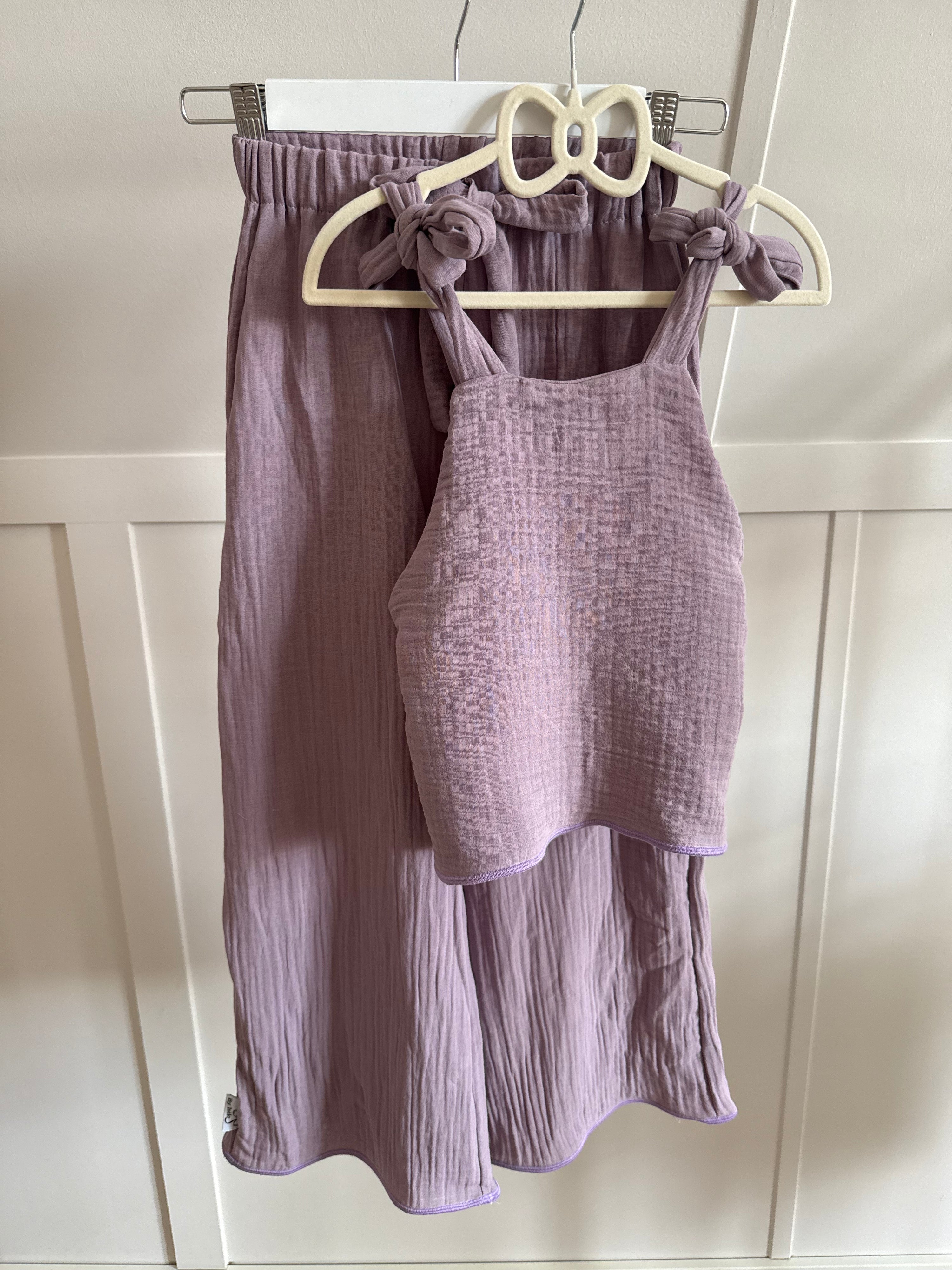 Set mousseline lila | By Isèle
