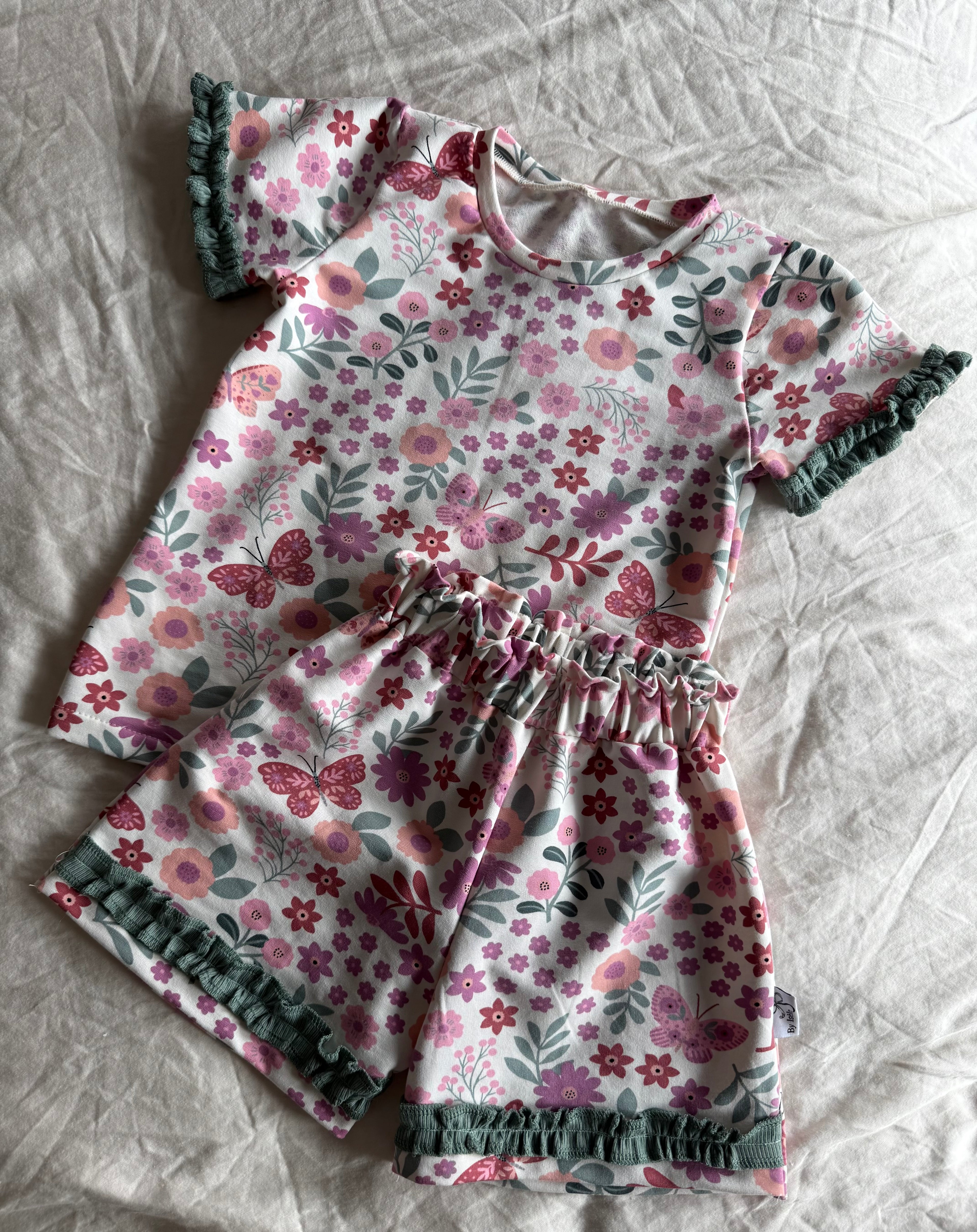 Handgemaakte korte broek meisjes | Fleur