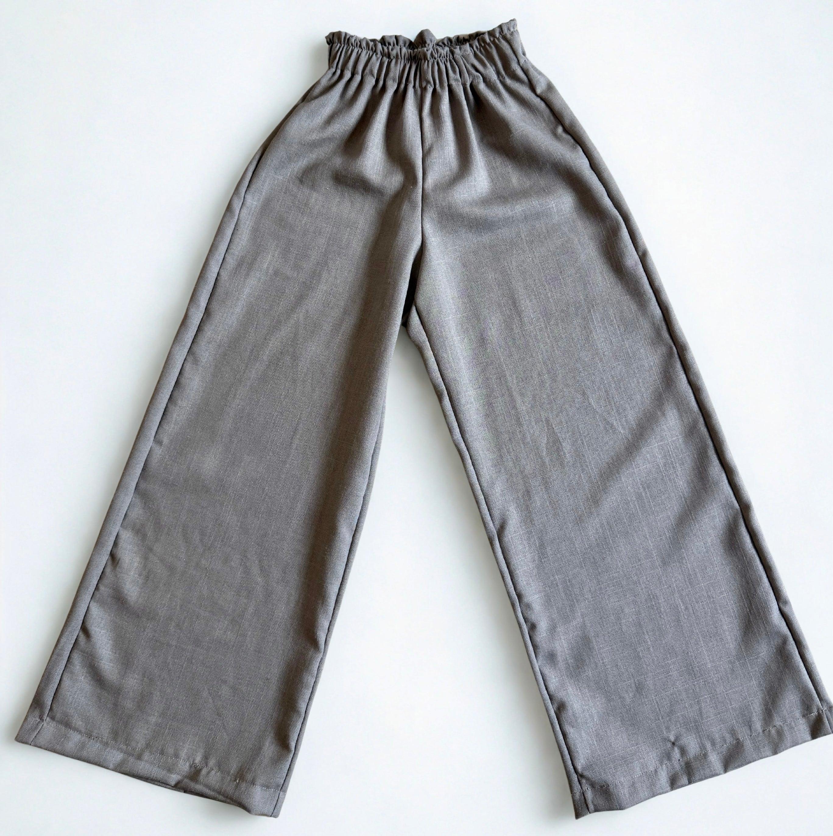 linnen broek taupe