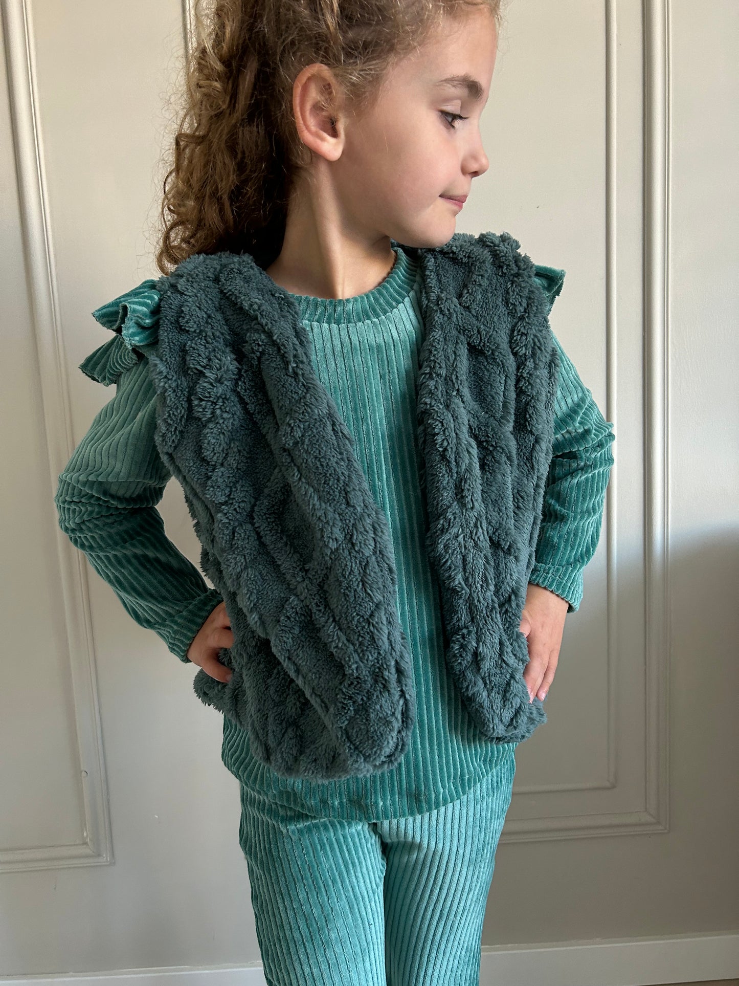 By Isèle Gilet Groen - By Isèle