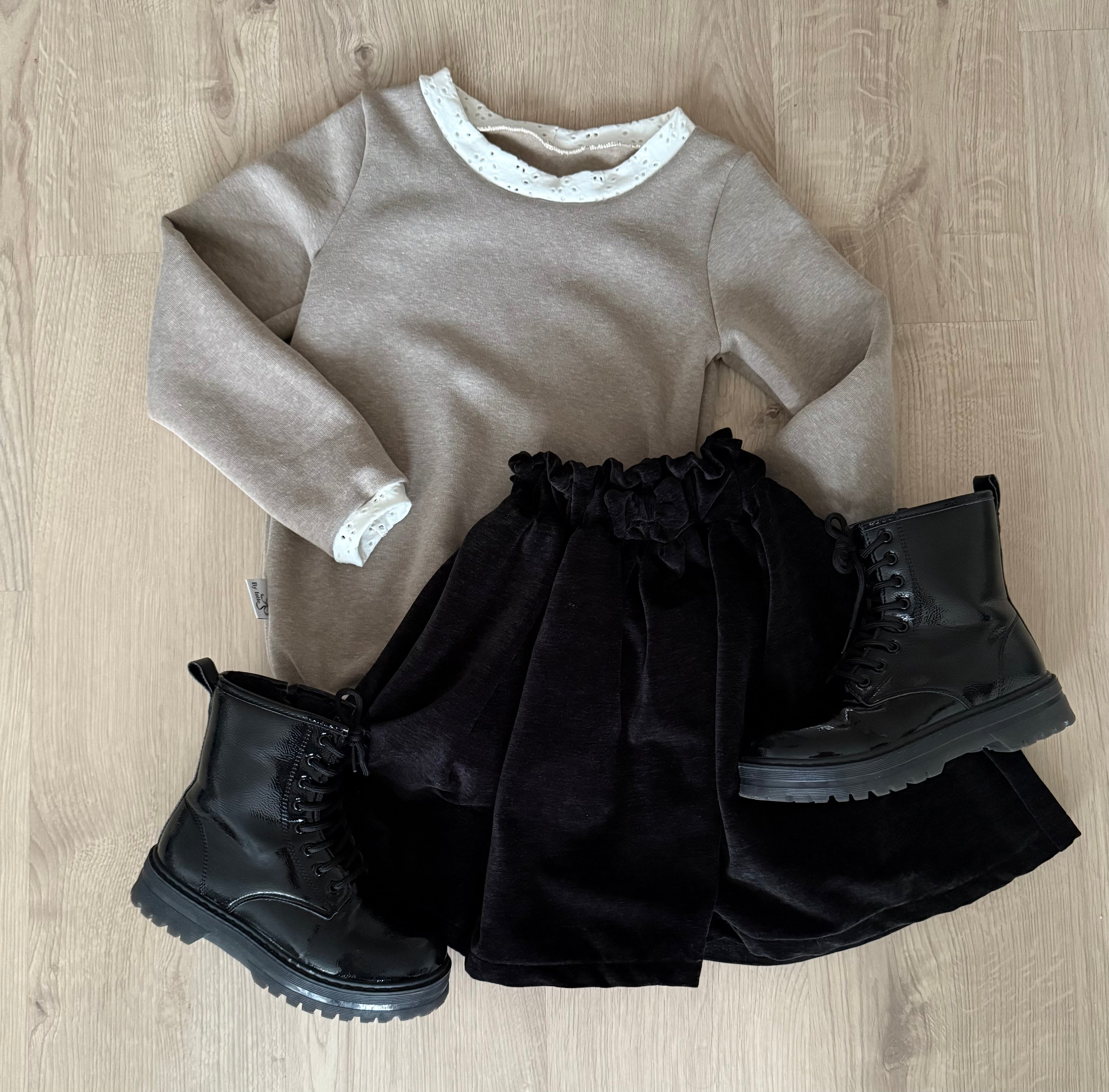 Trui Luna taupe | By Isèle