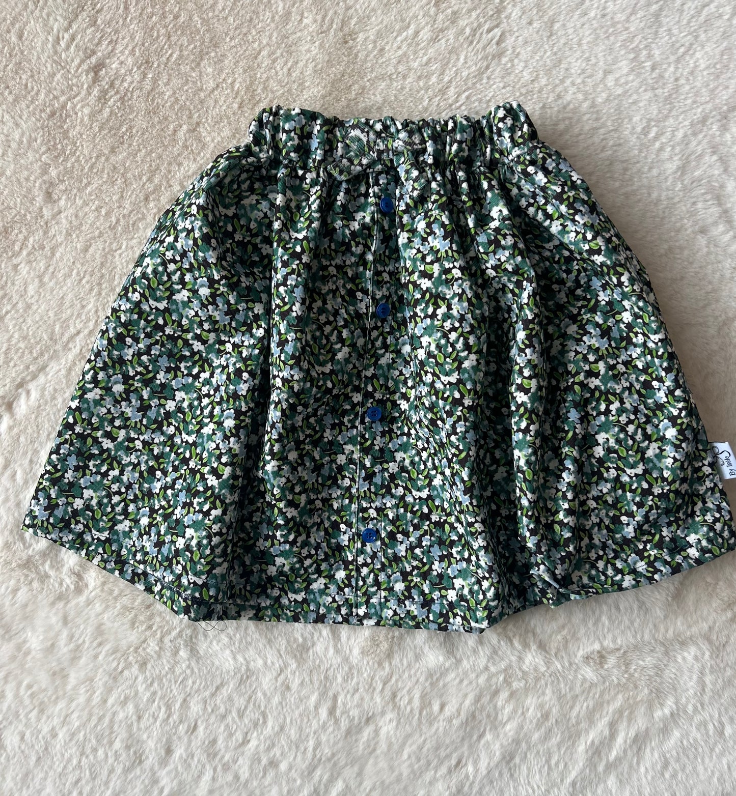 By Isèle rokje Noa bloem blauw/groen - By Isèle