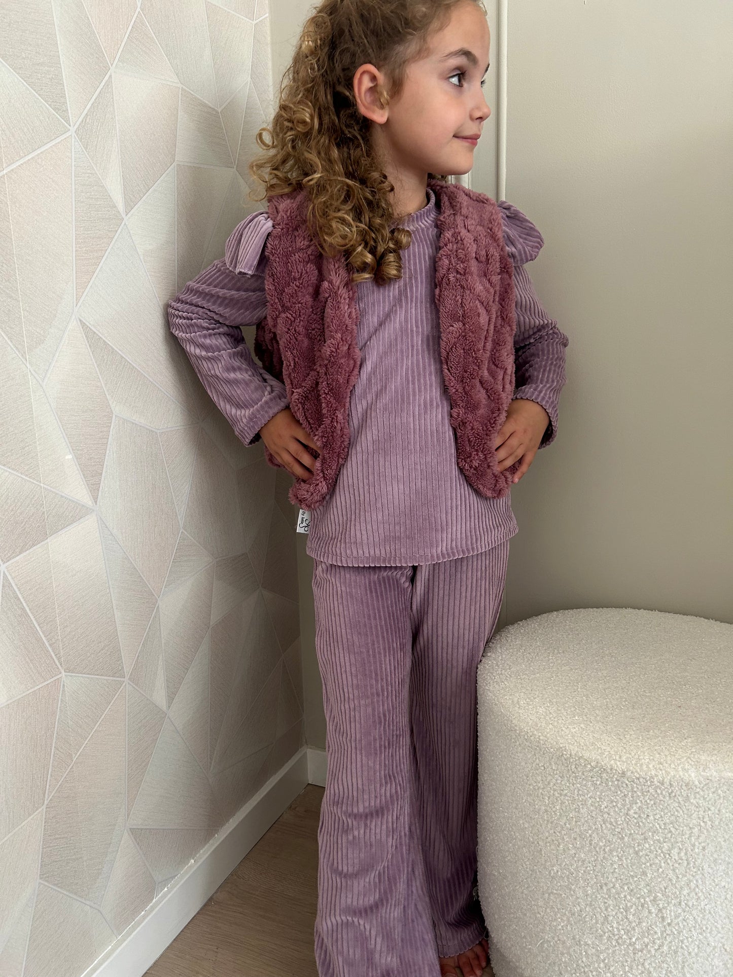 By Isèle Gilet Roze Paars - By Isèle