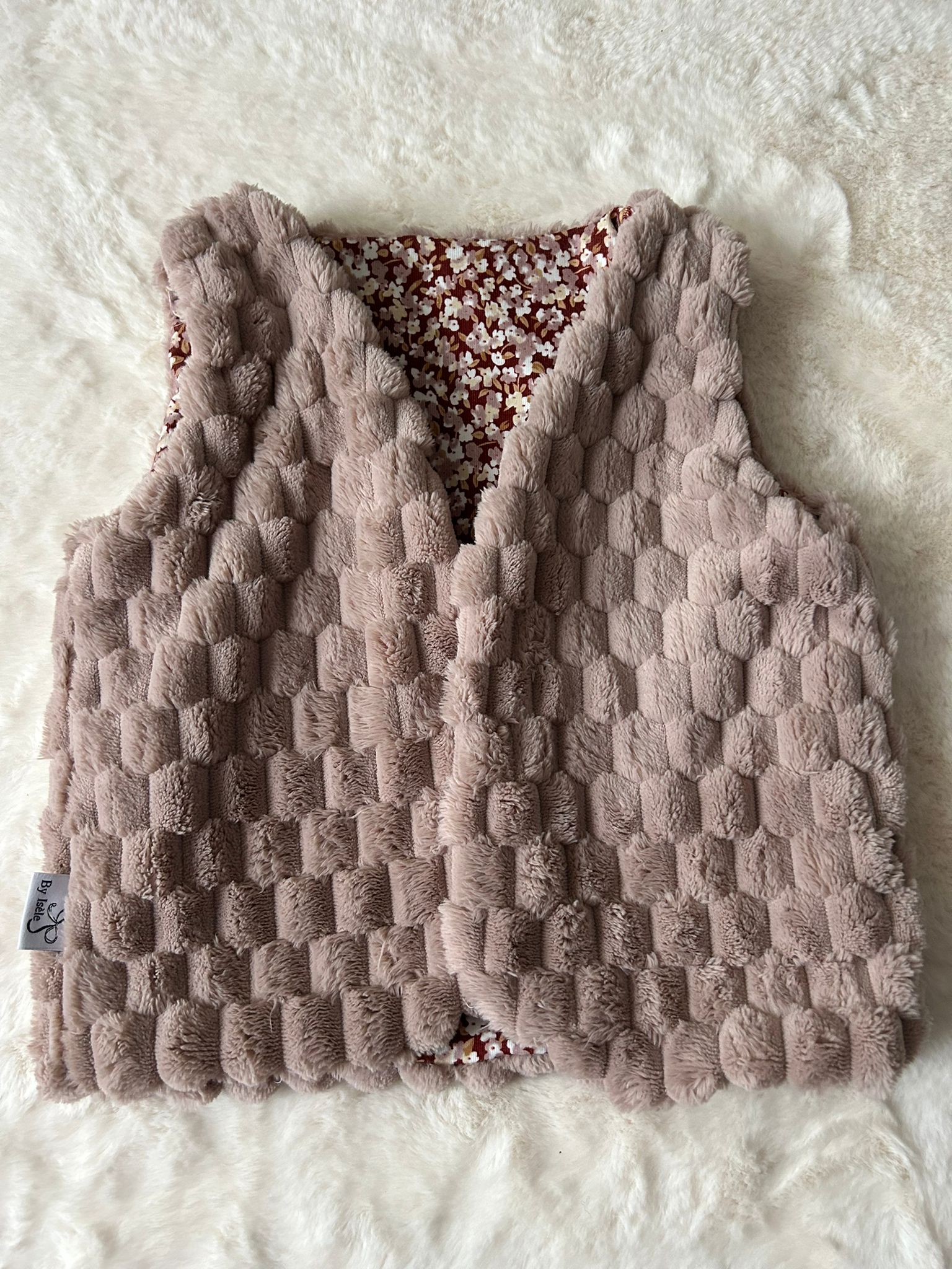 Meisjesgilet By Isèle maat 80 t/m 140