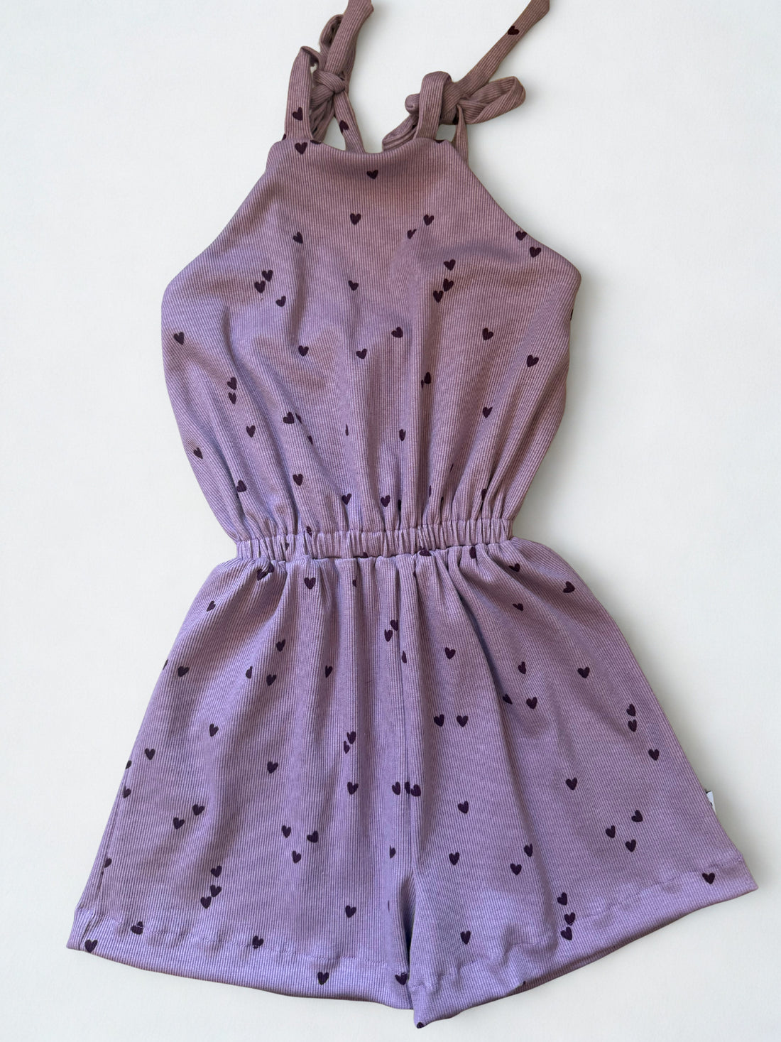 Playsuit hartjes | Mauve