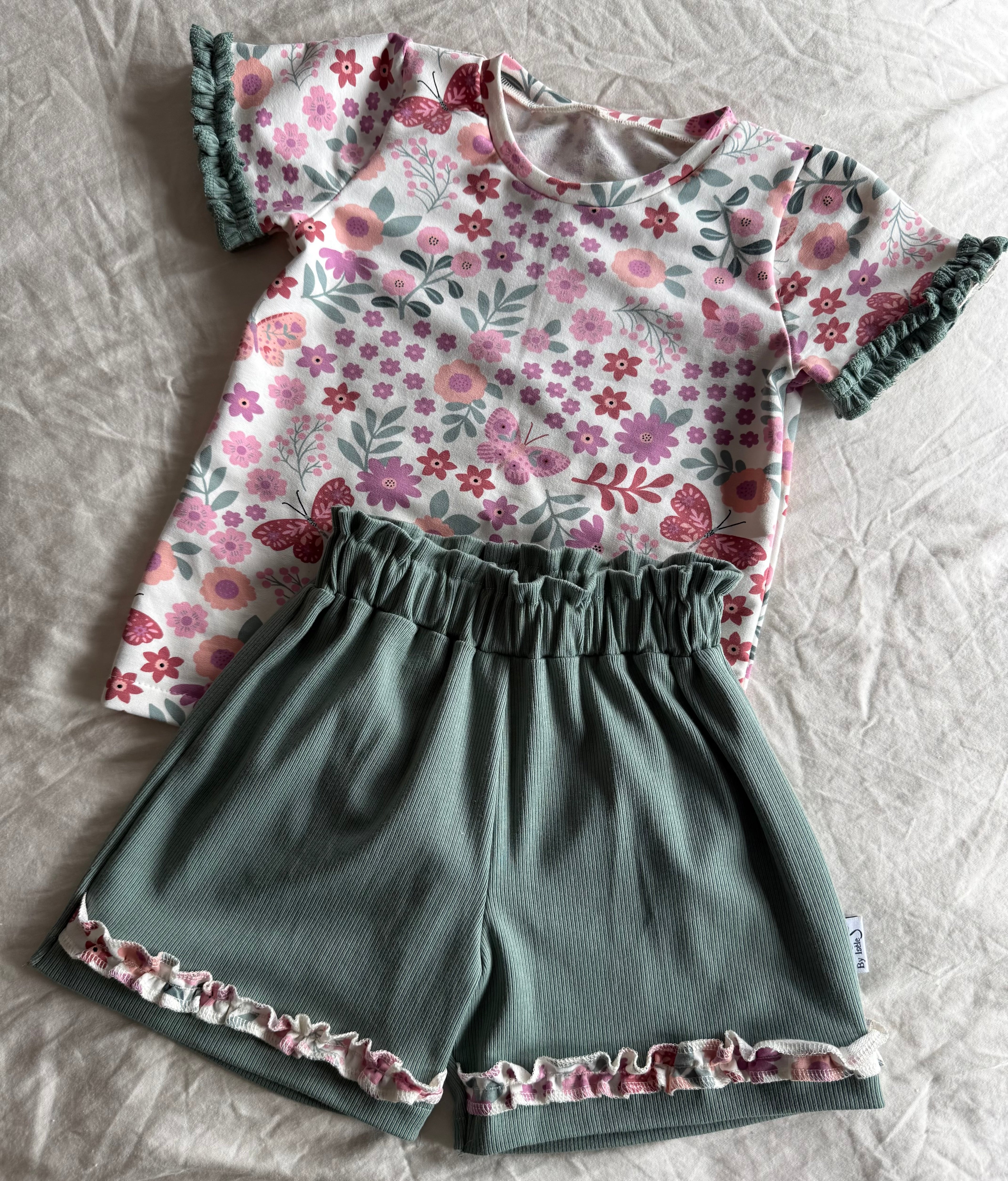 Handgemaakt meisjes shirt | Fleur