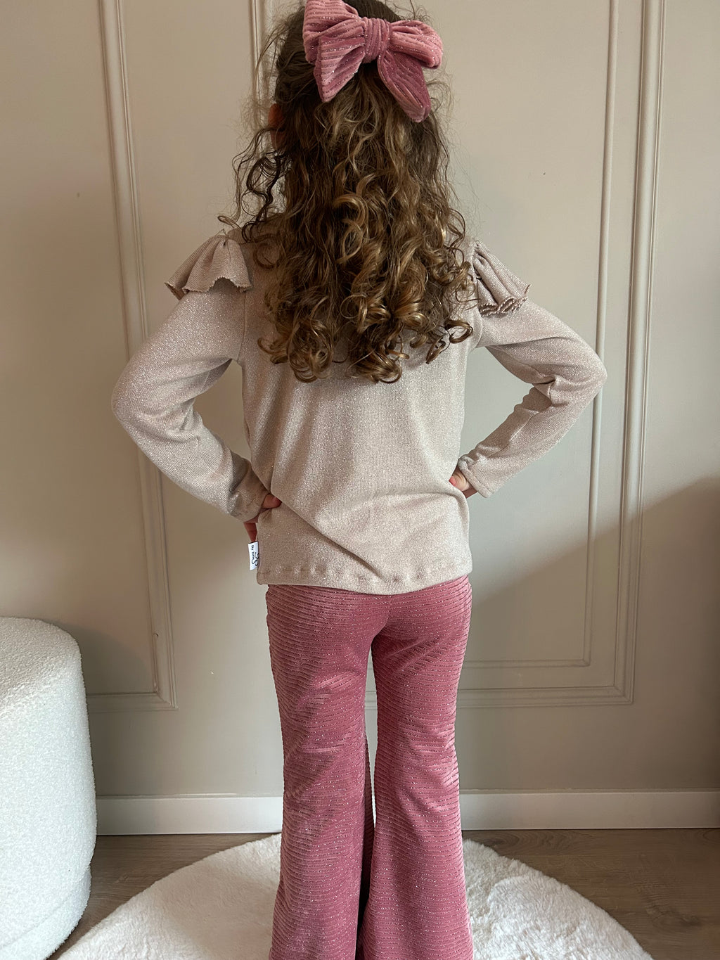 Haarstrik glitter Roze - By Isèle
