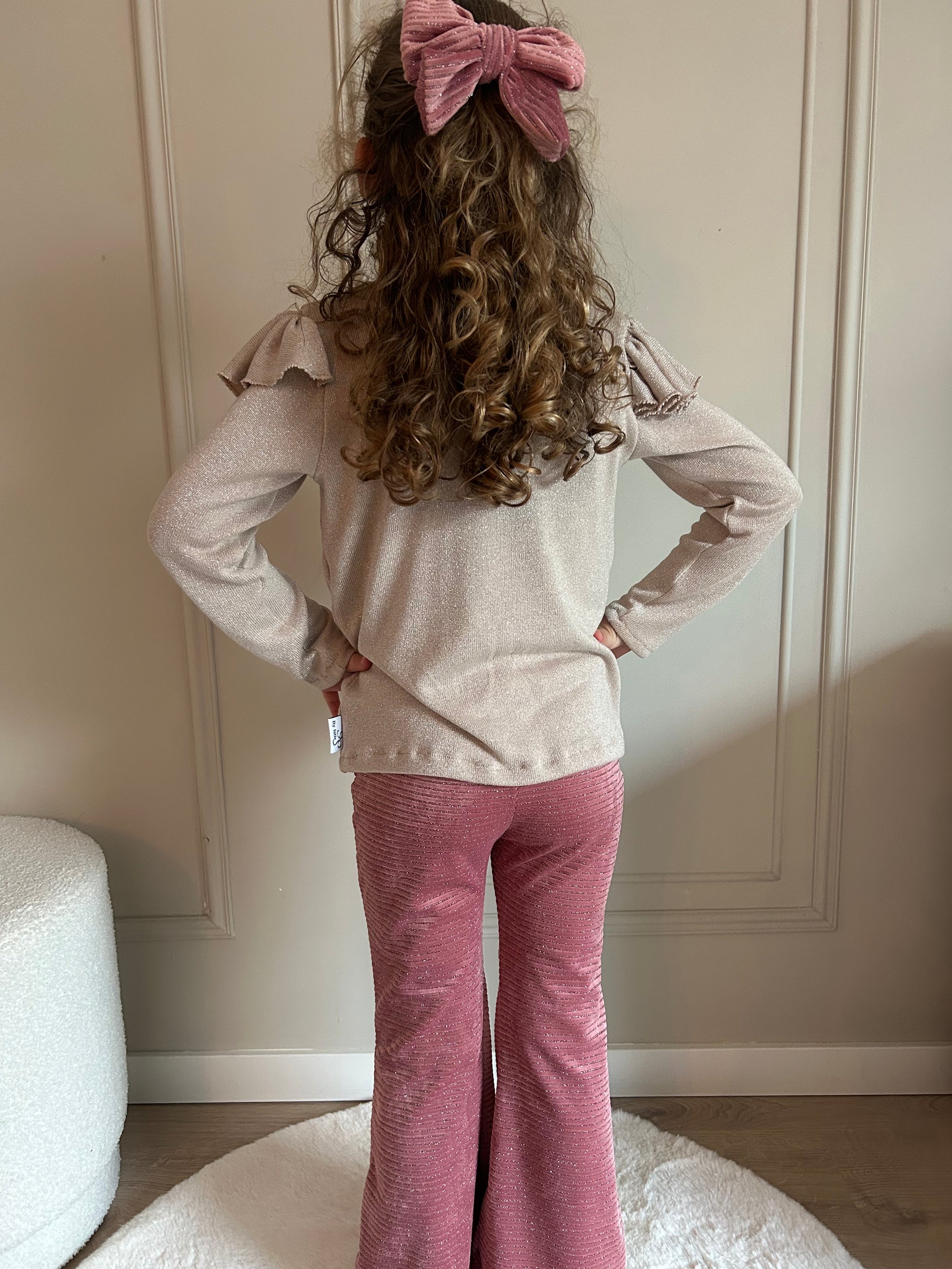 Haarstrik glitter Roze - By Isèle