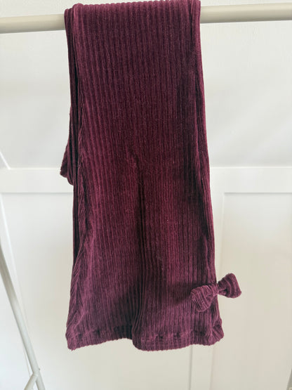 Flared broekje Burgundy maat 140