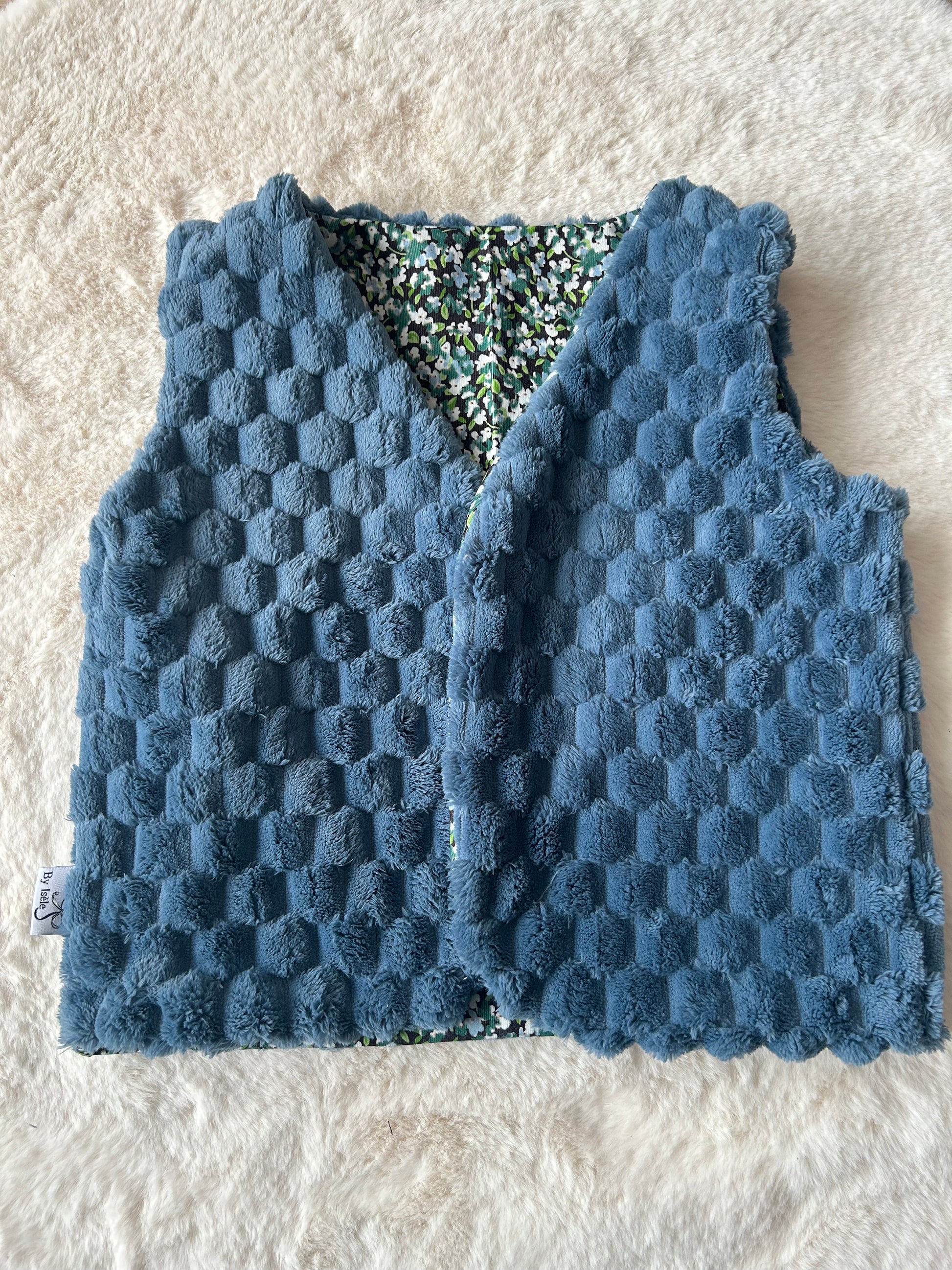 By Isèle gilet Noa blauw - By Isèle