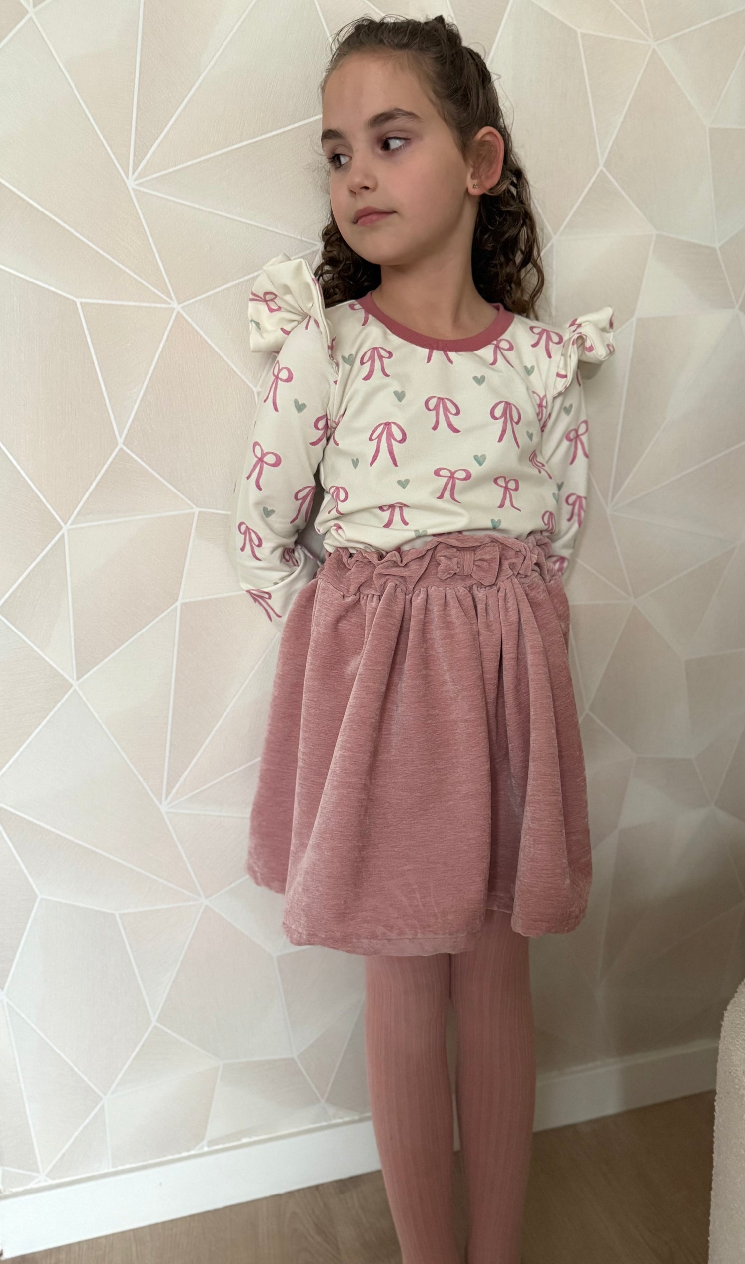 Rokje Noa roze | By Isèle