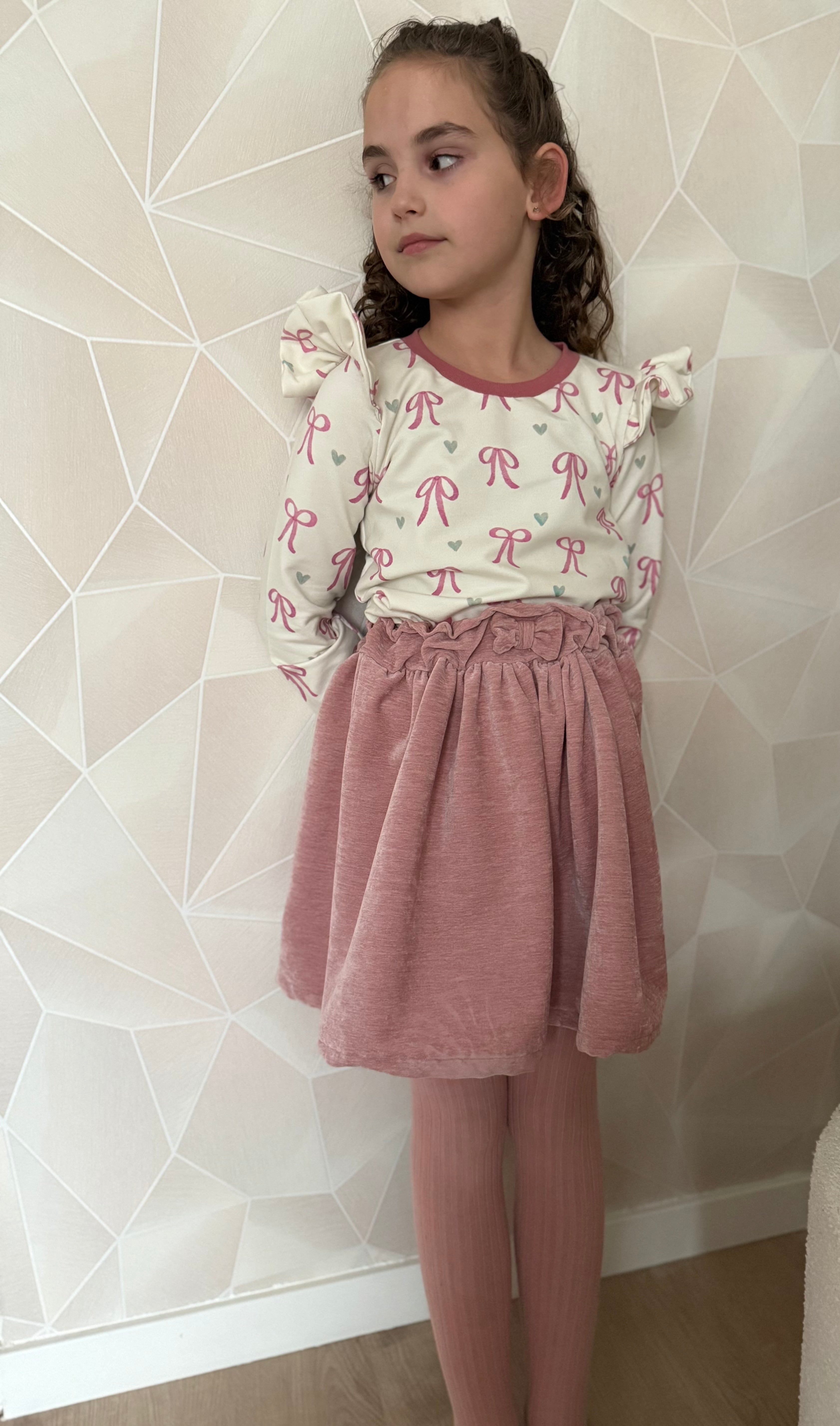 Rokje Noa roze | By Isèle