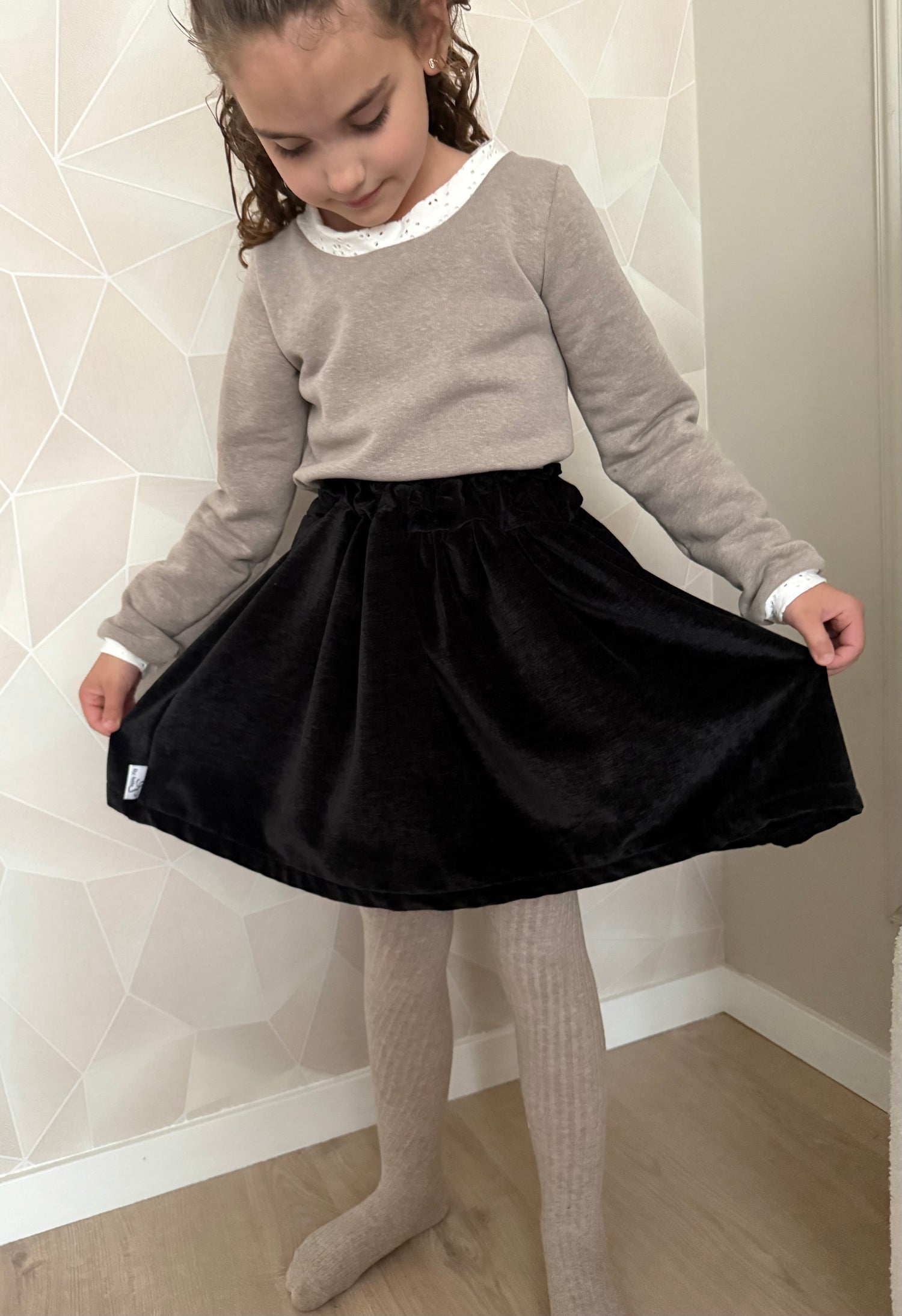 Rokje Noa zwart | By Isèle