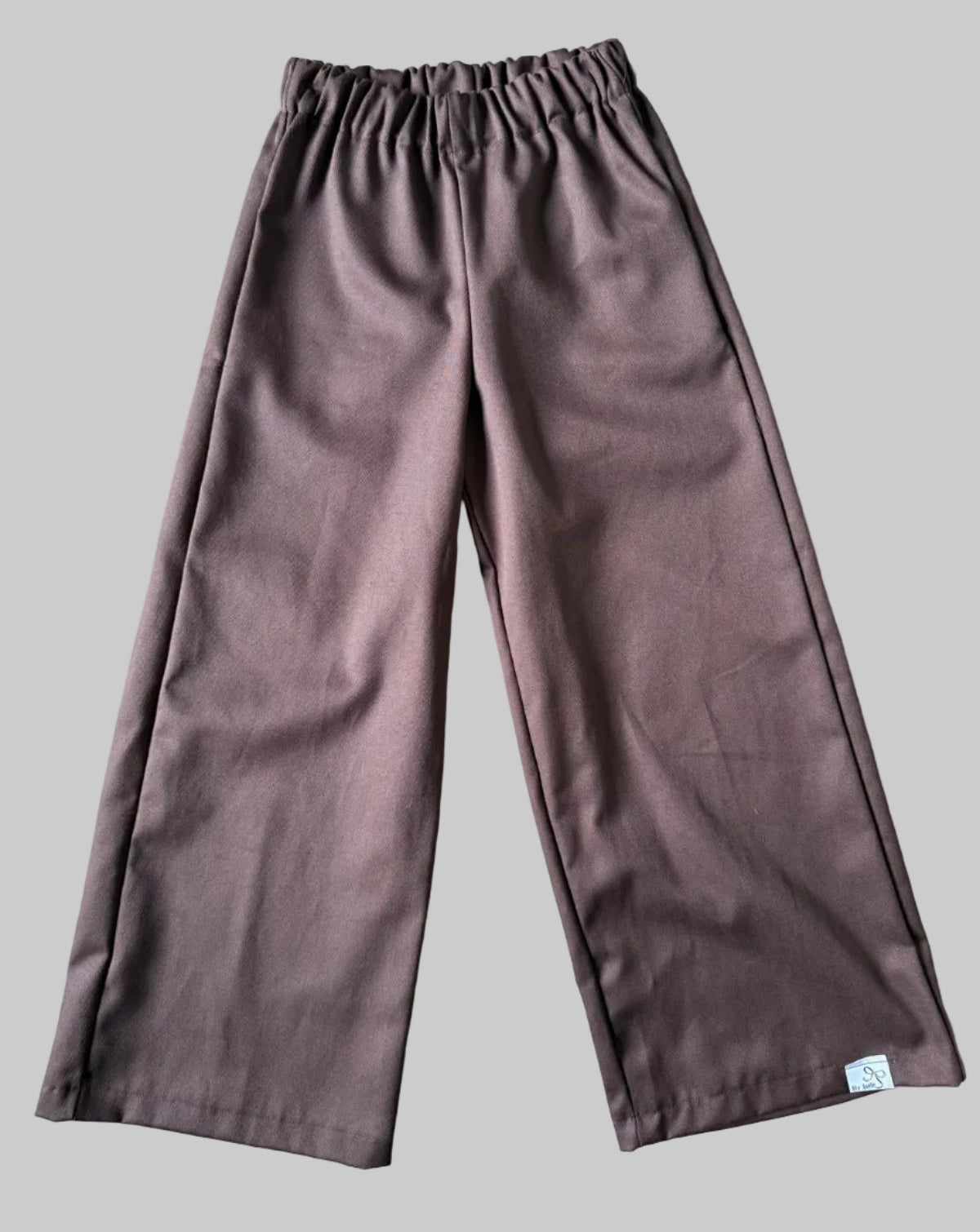 twill broek meisjes bruin