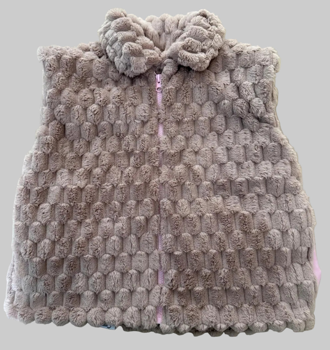 faux fur bodywarmer meisjes