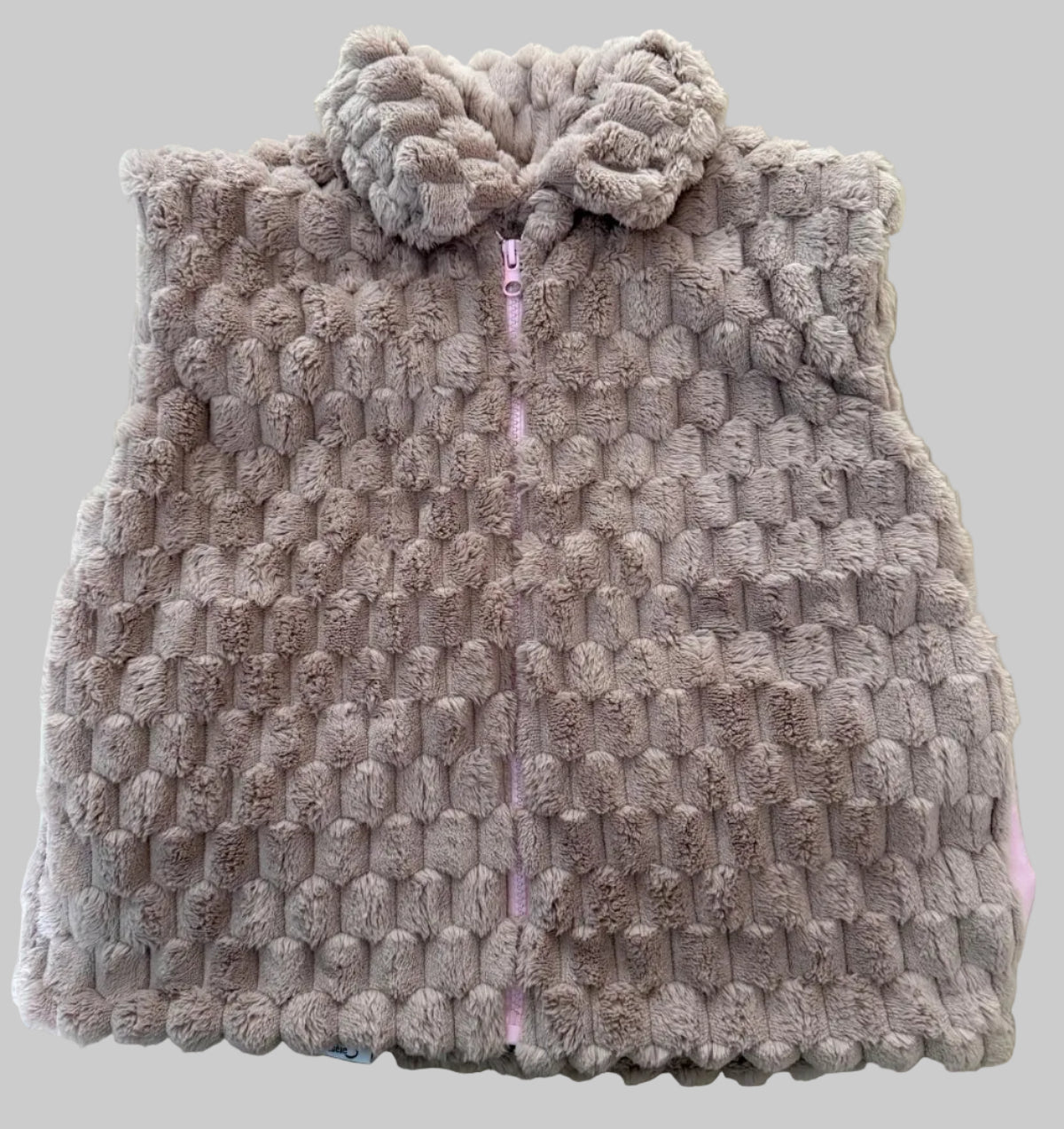 faux fur bodywarmer meisjes