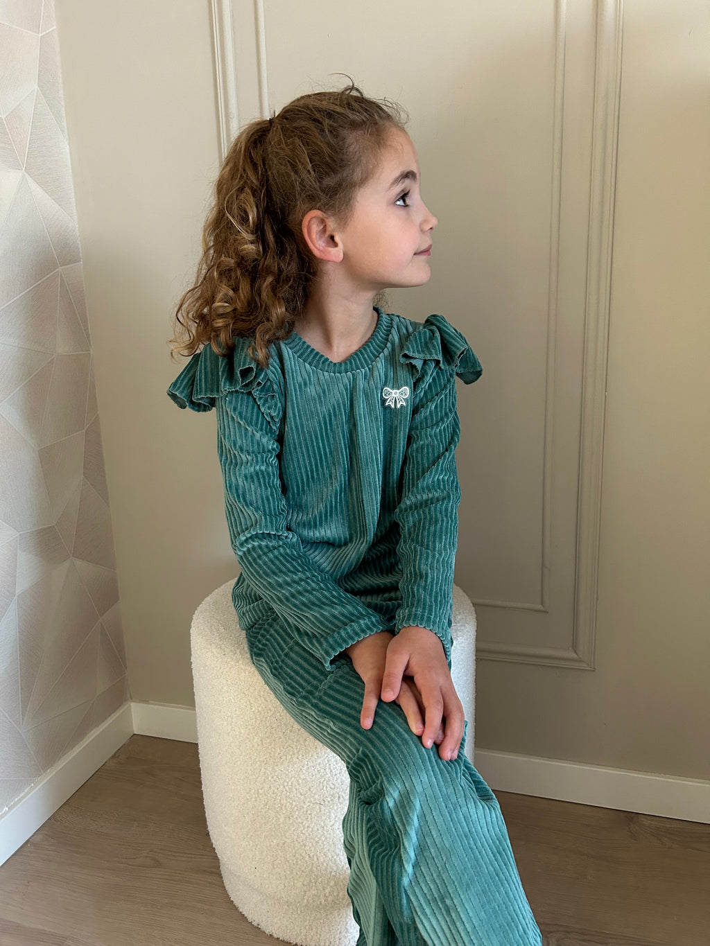 By Isèle flared broekje Groen - By Isèle