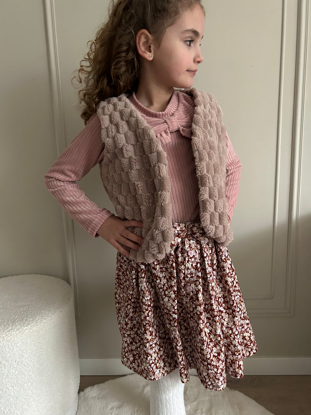 By Isèle gilet Noa roze - By Isèle