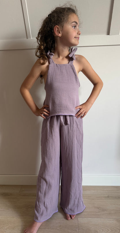 Set mousseline lila | By Isèle
