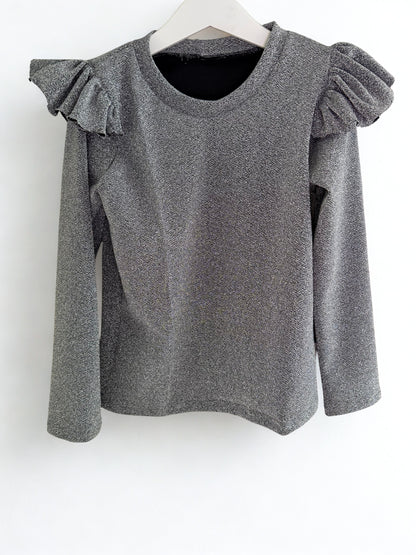 Glitter shirt goud of zilver| By Isèle 2 jaar