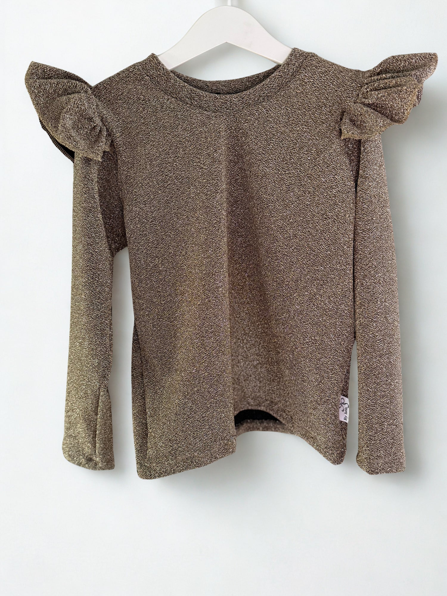 Glitter shirt goud of zilver| By Isèle 2 jaar