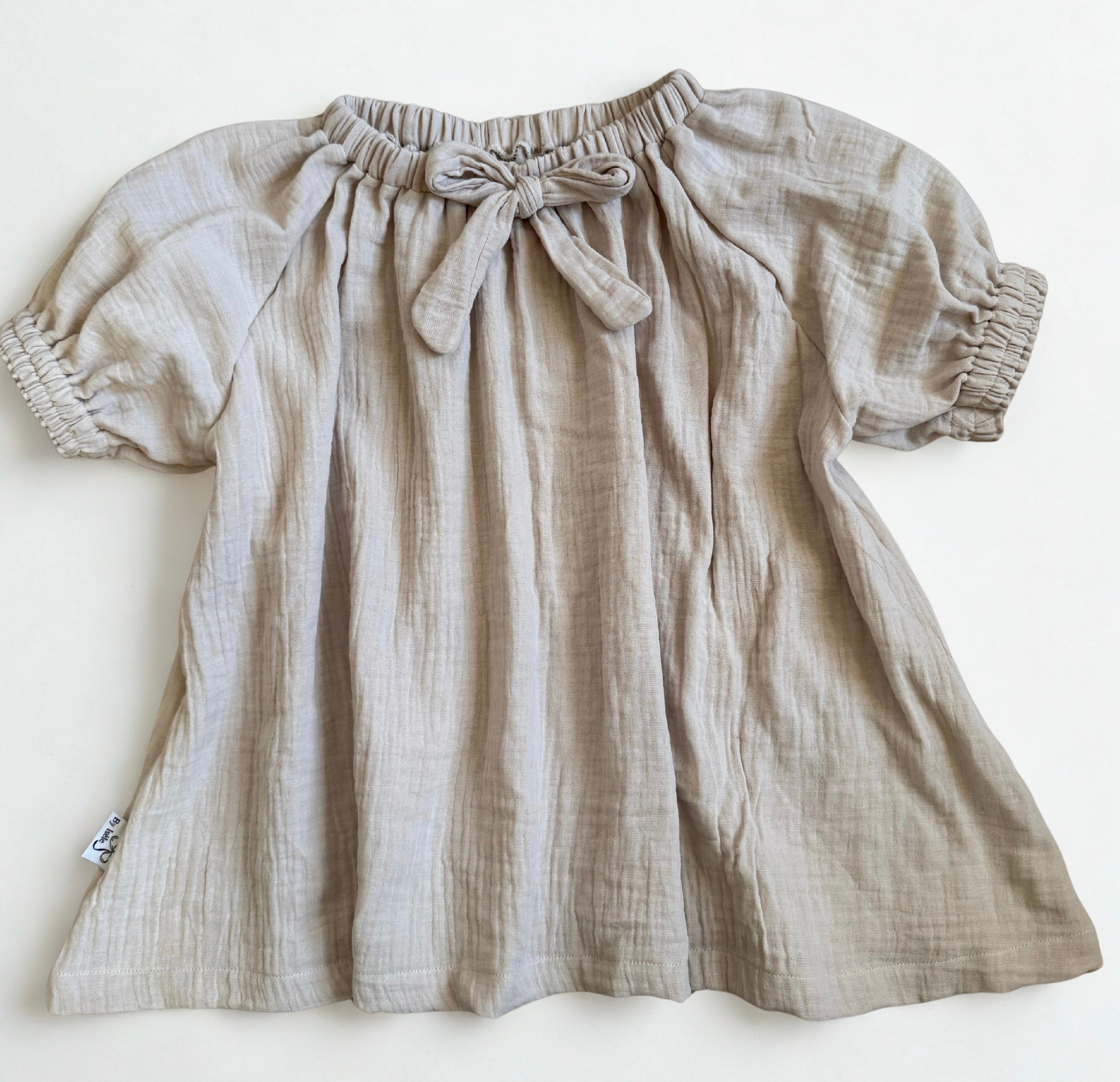 mousseline blouse beige