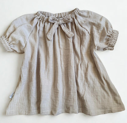 mousseline blouse beige