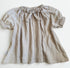 mousseline blouse beige