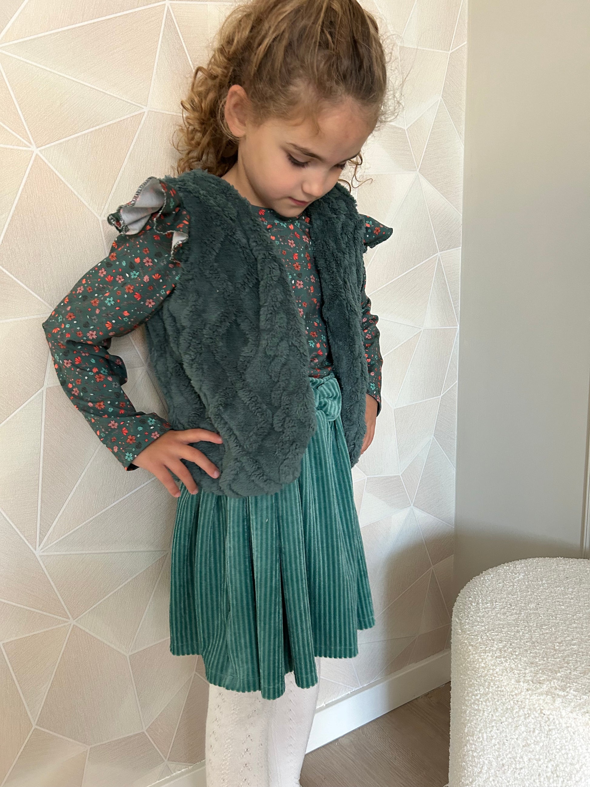 By Isèle shirt Groene Bloem - By Isèle