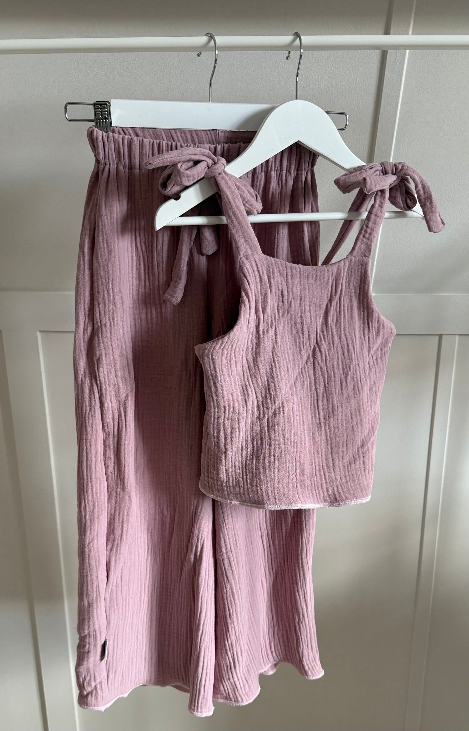 Set mousseline roze | By Iséle