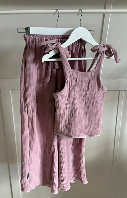 Set mousseline roze | By Iséle