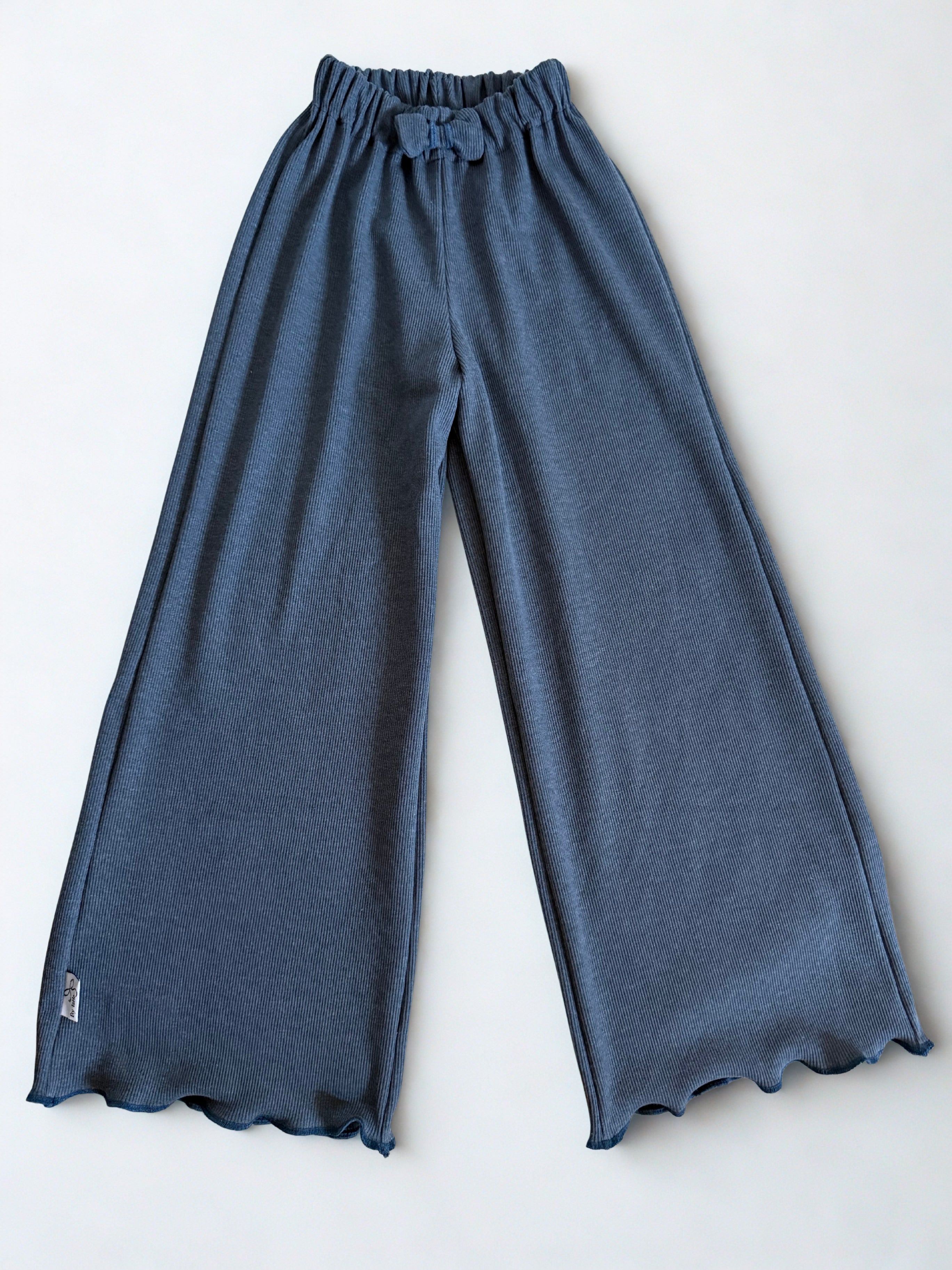 Wide-leg broek blauw | By Isèle