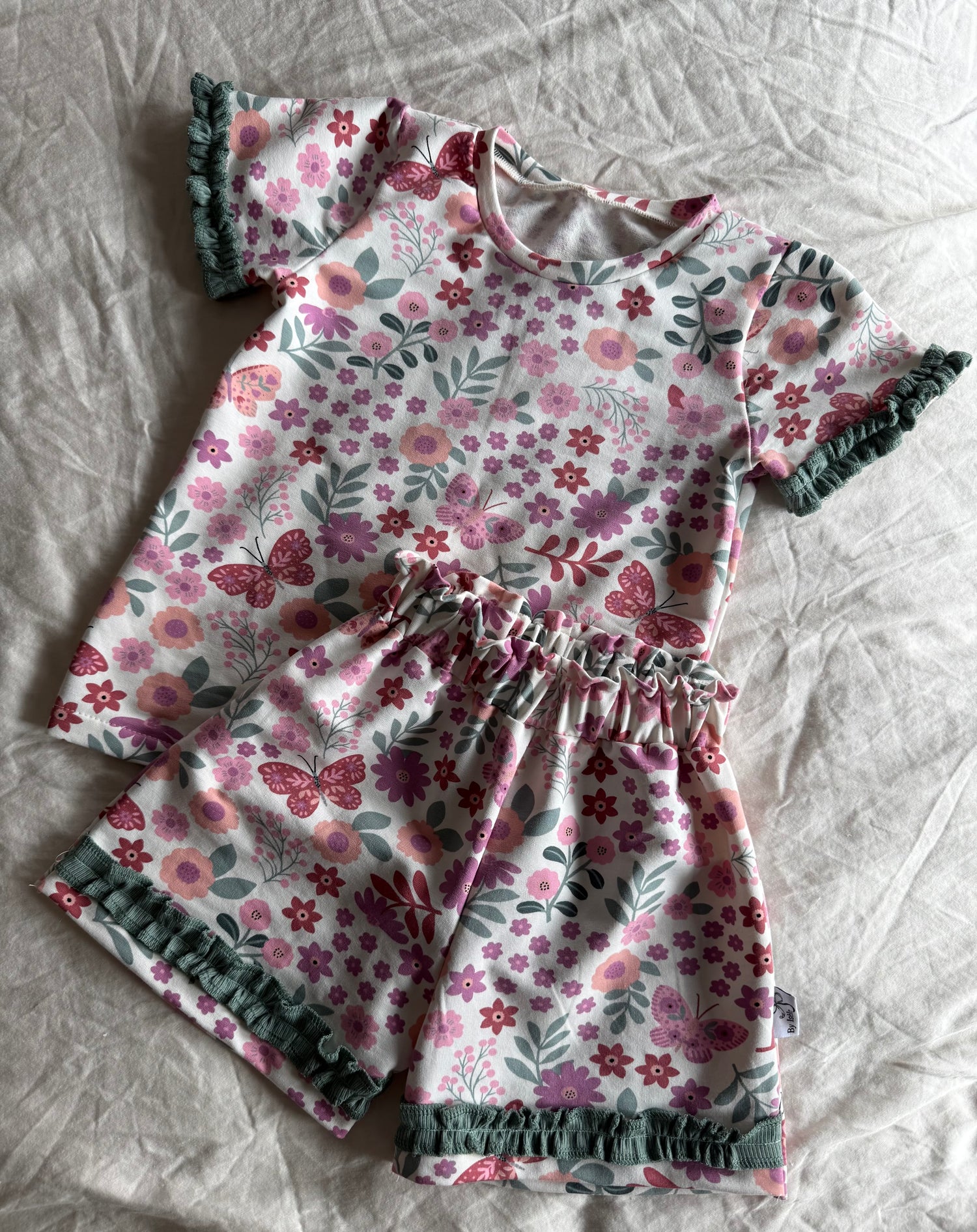 Handgemaakte korte broek meisjes | Fleur