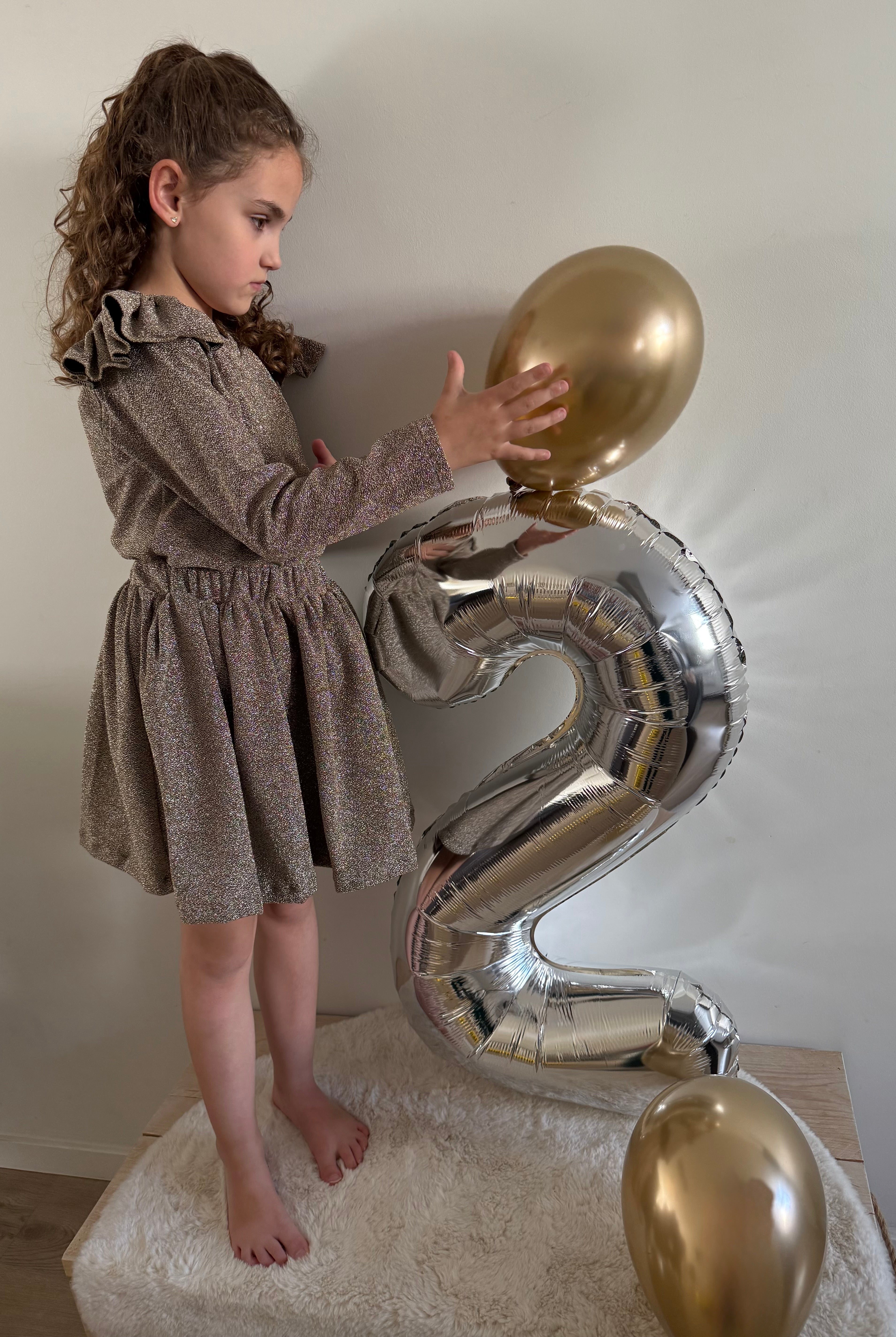 Glitter shirt goud of zilver| By Isèle