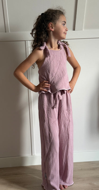 Set mousseline roze | By Iséle