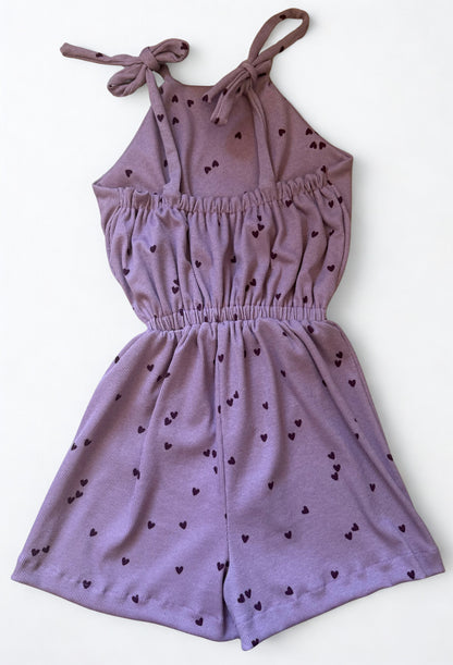 Playsuit hartjes | Mauve