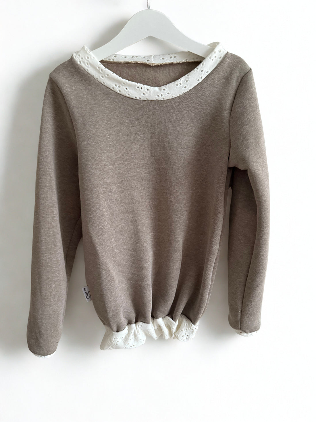 Trui Luna taupe | By Isèle