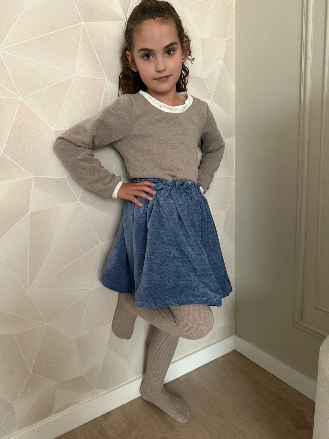 Rokje Noa blauw | By Isèle