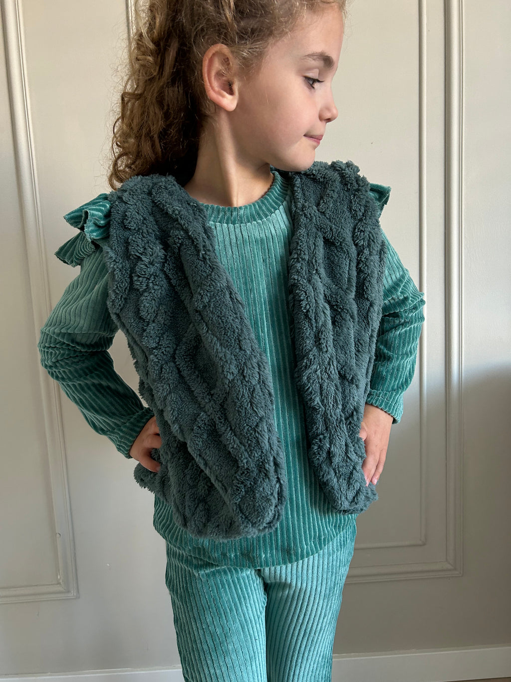By Isèle Gilet Groen - By Isèle