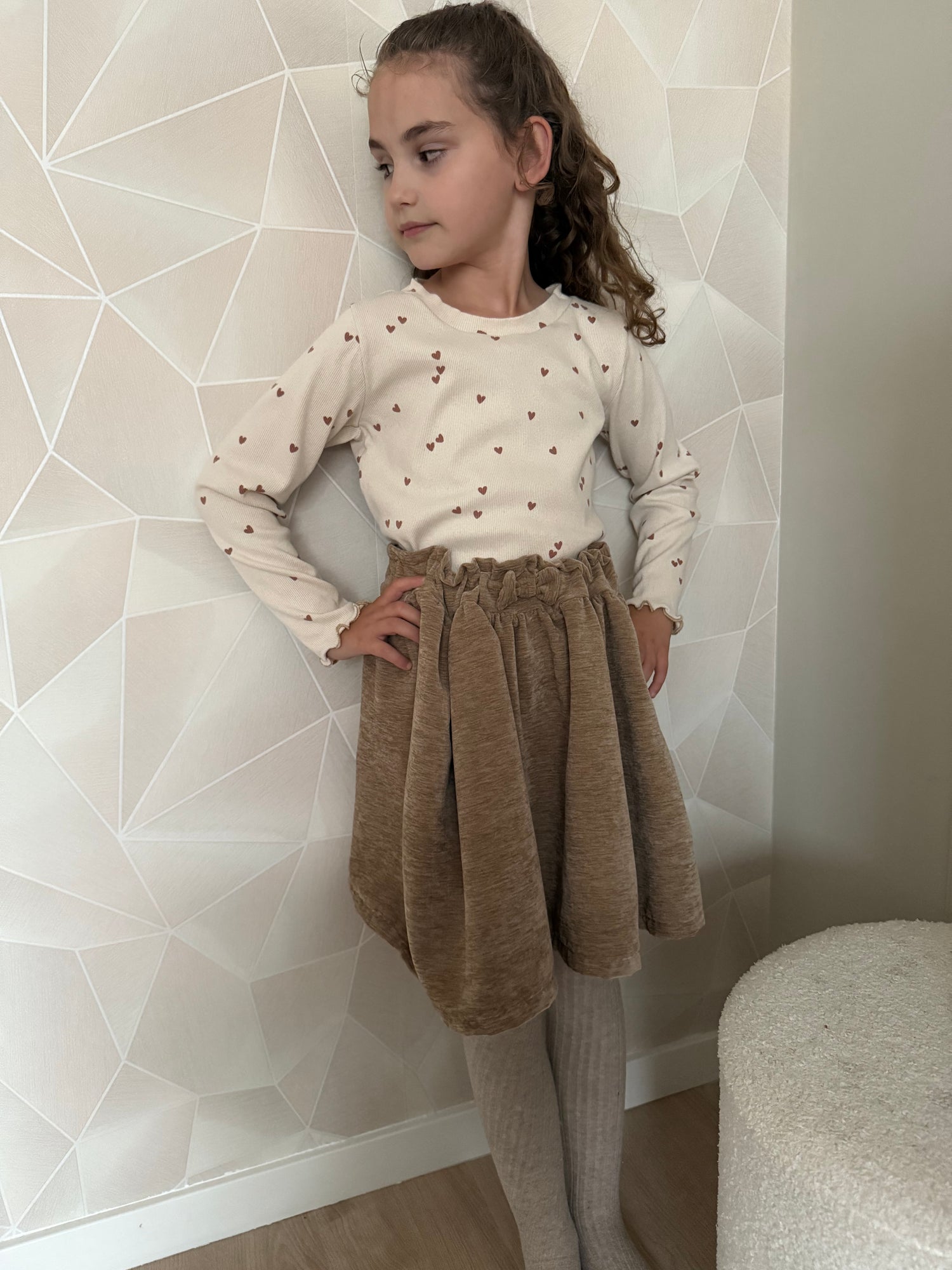 Rokje Noa beige | By Isèle