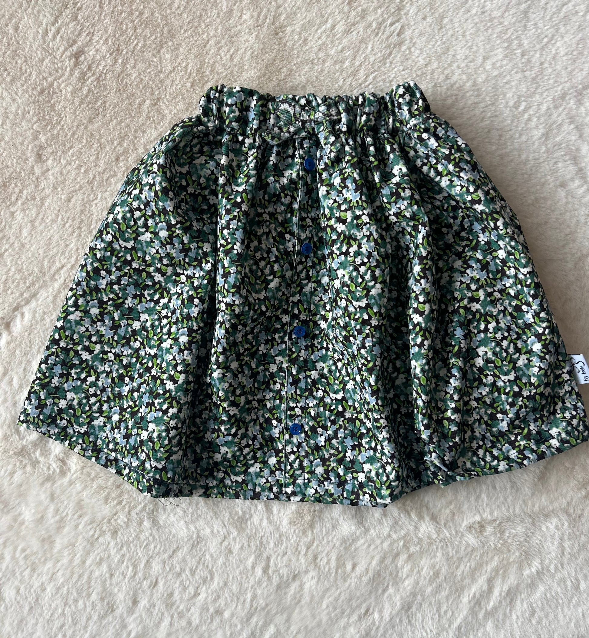 By Isèle rokje Noa bloem blauw/groen - By Isèle