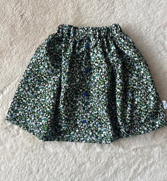 By Isèle rokje Noa bloem blauw/groen - By Isèle