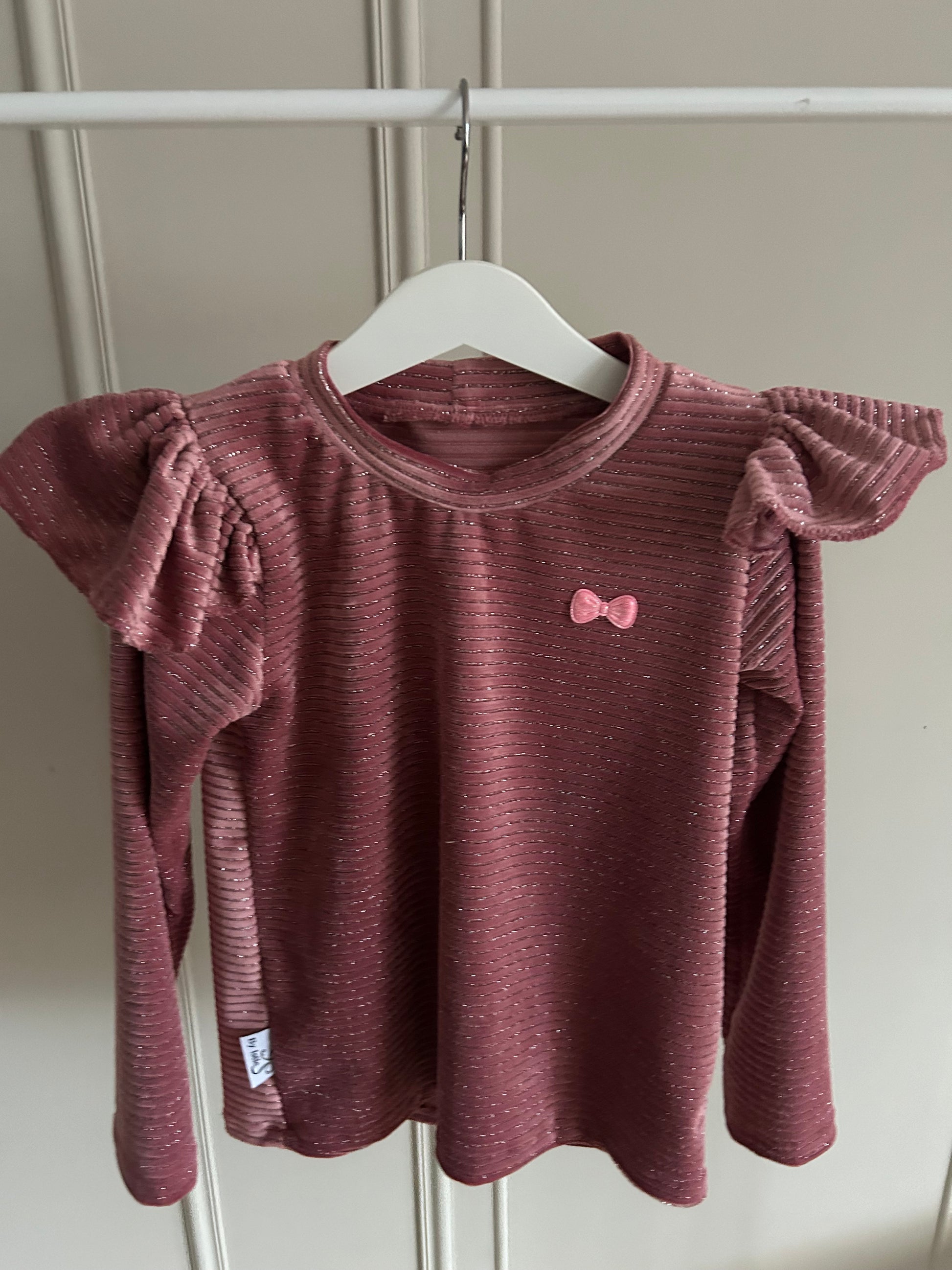 By Isèle shirt glitter roze - By Isèle
