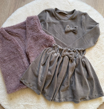 Rokje Maya taupe of burgundy | By Isèle