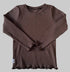 ribshirt meisjes bruin