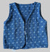 spijkerstof met bloemen gilet meisjes